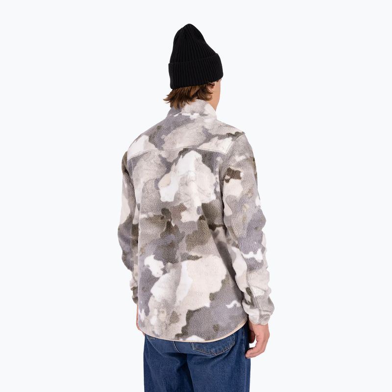 Men's Colourwear Snap Pile water camo sweatshirt 3