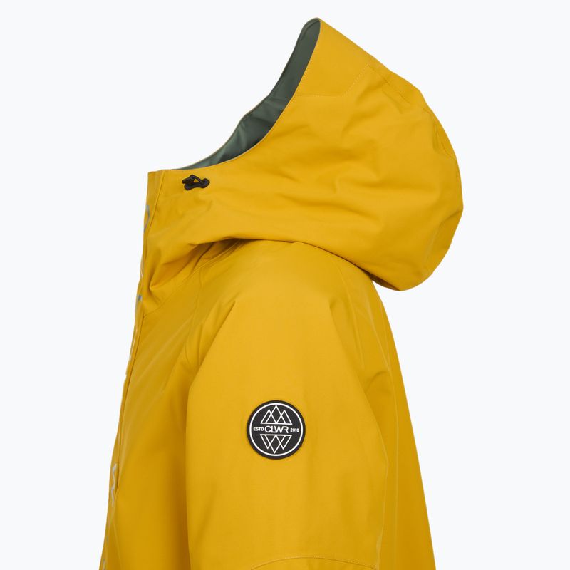 Men's Colourwear Signature Anorak snowboard jacket yellow 3