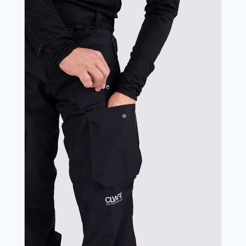 Men's Colourwear Flight black snowboard trousers 6