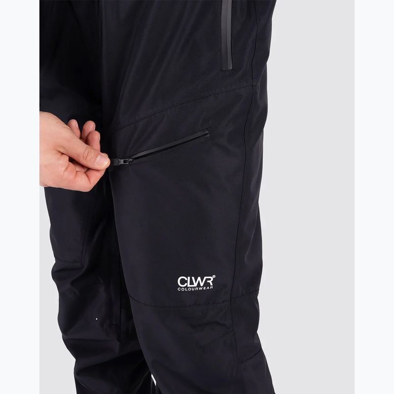 Men's Colourwear Slash Bib black snowboard trousers 6