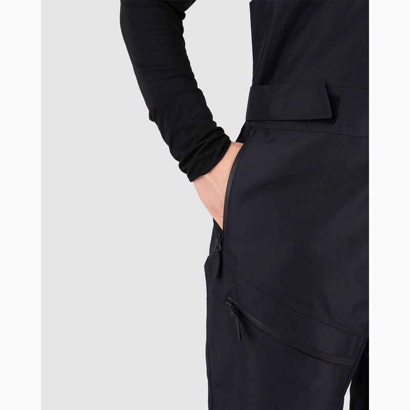 Men's Colourwear Slash Bib black snowboard trousers 8