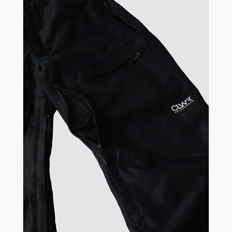 Men's Colourwear Slash Bib black snowboard trousers 13