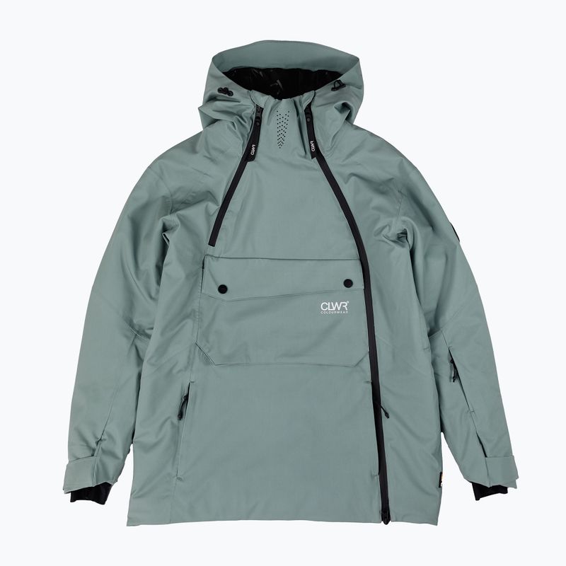 Women's Colourwear Cake Anorak 2.0 lt sage snowboard jacket