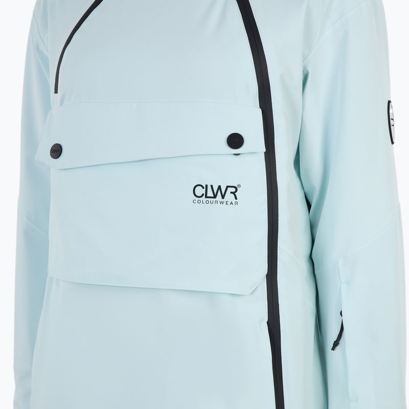 Women's Colourwear Cake Anorak 2.0 lt blue snowboard jacket 3