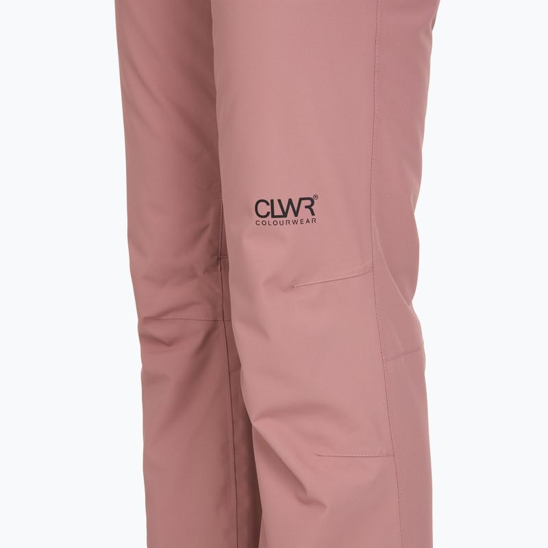 Women's Colourwear Cork snowboard trousers dk rose 11
