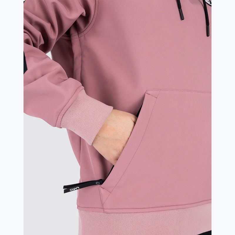 Colourwear Est 2010 Hood dk rose snowboard sweatshirt 6