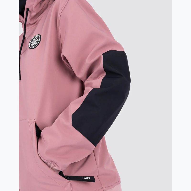 Colourwear Est 2010 Hood dk rose snowboard sweatshirt 8