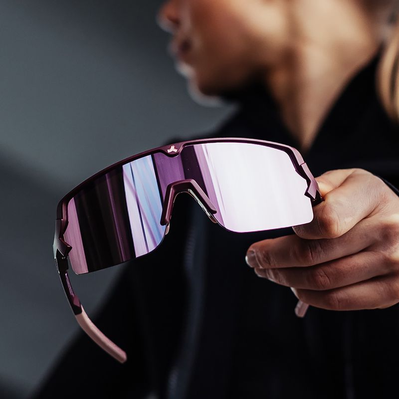 Tripoint 009 Lake Prespa Small matt burgundy/brown/pink multi sunglasses 10