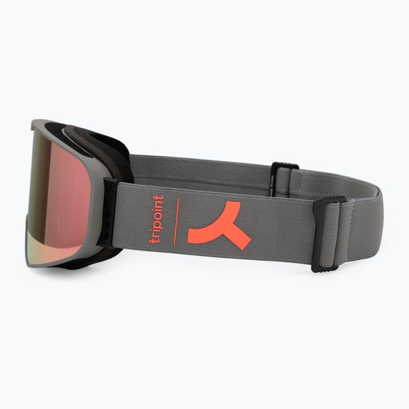 Ski goggles Tripoint 109 Tumba Peak Small matt grey/brown/peach multi 4