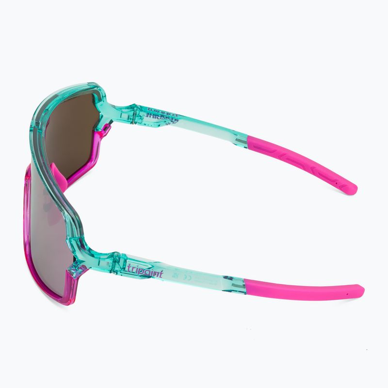 Sunglasses Tripoint 008 Lake Prespa X crystal neon turquoise/brown/pink multi 4