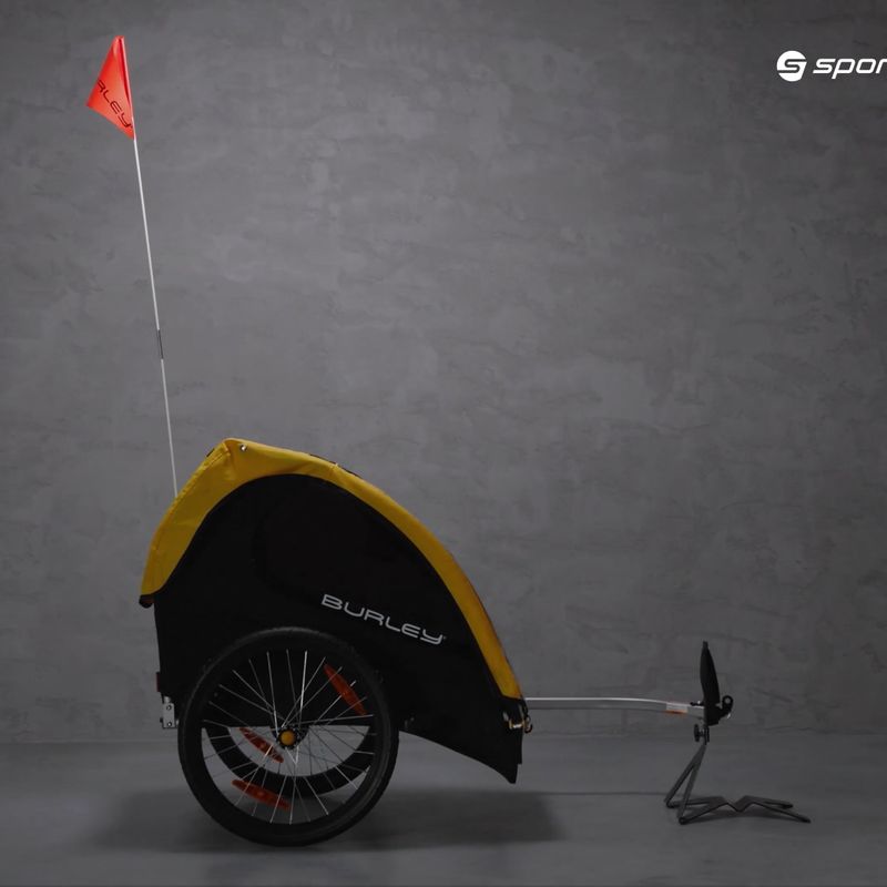 Burley Bee Double bicycle trailer yellow BU-946206 17
