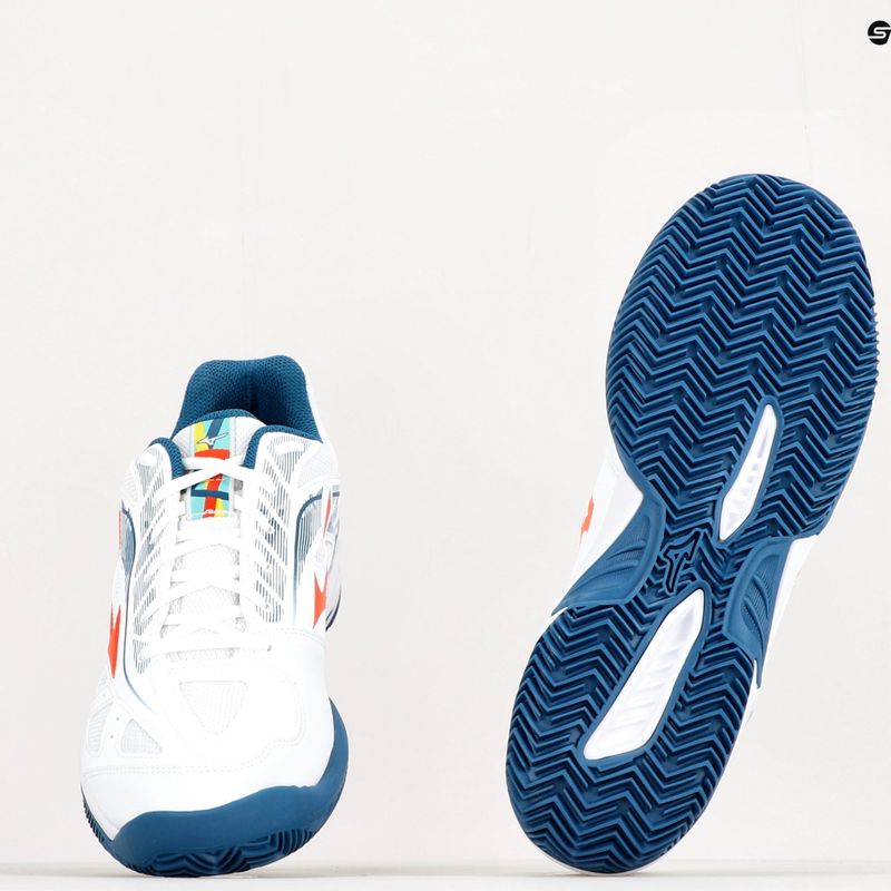 Men's tennis shoes Mizuno Breakshot 3 CC white 61GC2125 10