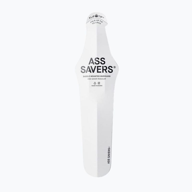 Ass Savers Regular white bicycle mudguard