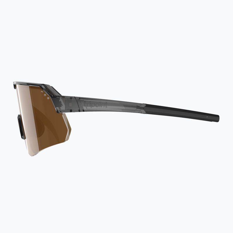 Tripoint 001 Treriksroset TRI-X Polarized shiny black/brown/silver mirror sunglasses 3