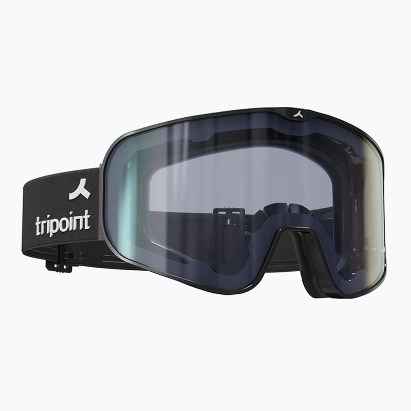 Ski goggles Tripoint 109 Tumba Peak matt black/smoke/blue multi cromic 5