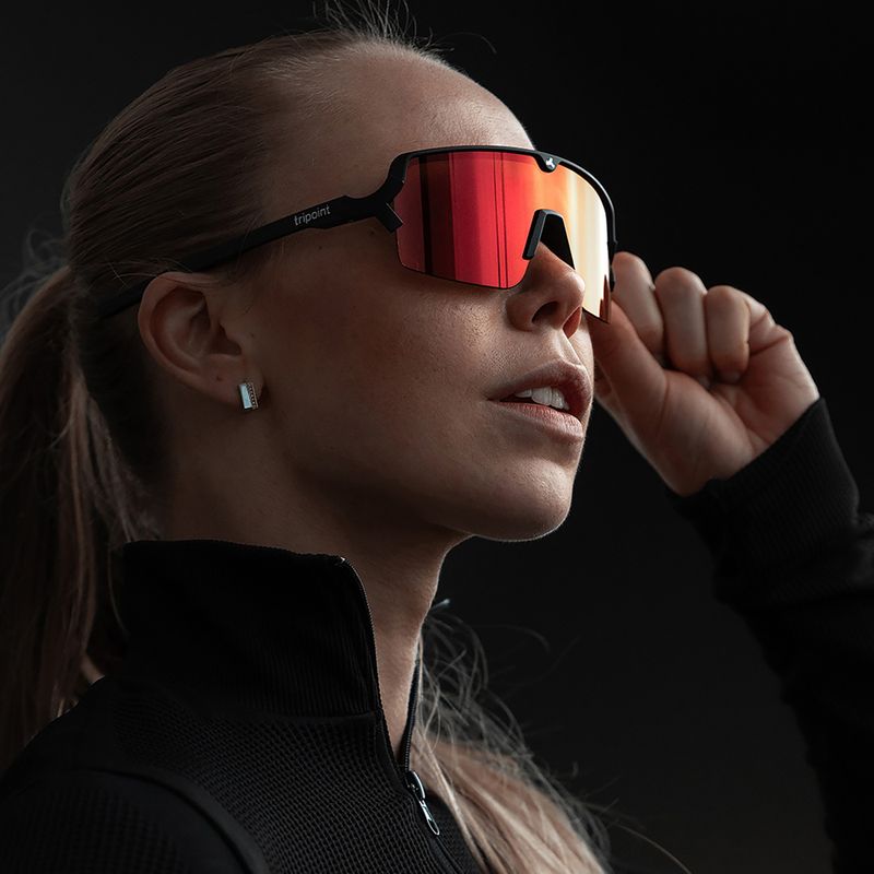 Tripoint 009 Lake Prespa Small matt black/brown/red multi sunglasses 8