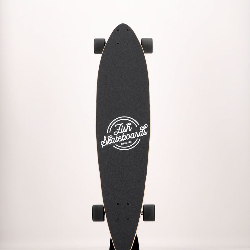 Fish Skateboards Pixie longboard blue LONG-PIX-SIL-BLA 9