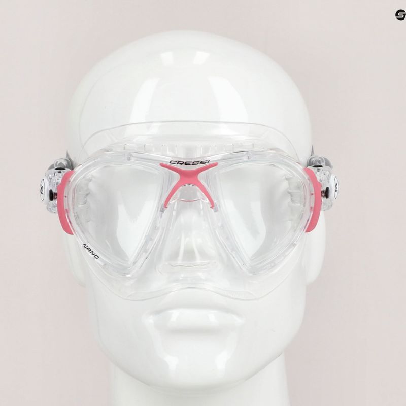 Cressi Nano clear diving mask DS360040 7