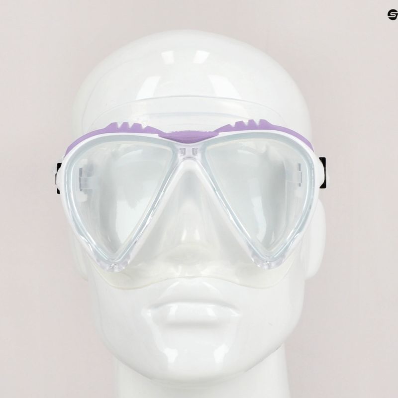 Cressi Lince purple/colourless diving mask DS311030 7