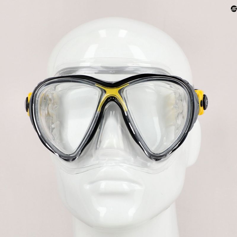 Cressi Big Eyes Evolution grey diving mask DS340010 8