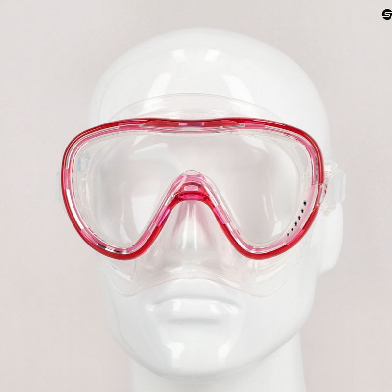 TUSA Tina Fd Diving Mask Pink and Clear M-1002 7