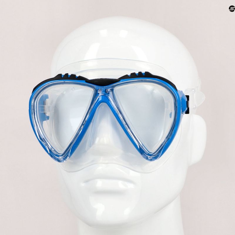 Cressi Lince blue/clear diving mask DS311020 7