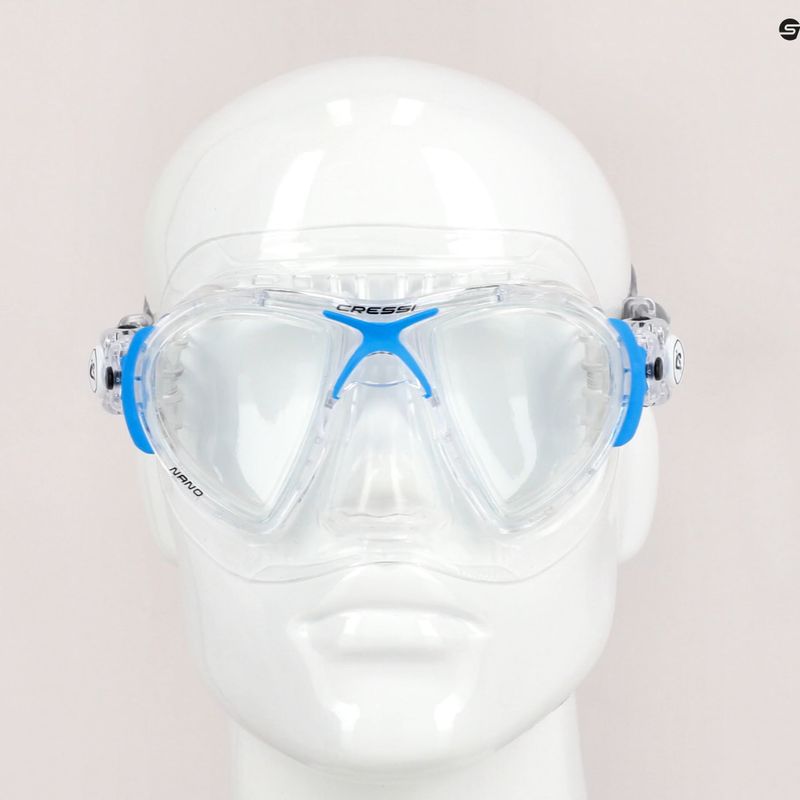 Cressi Nano clear diving mask DS360020 7