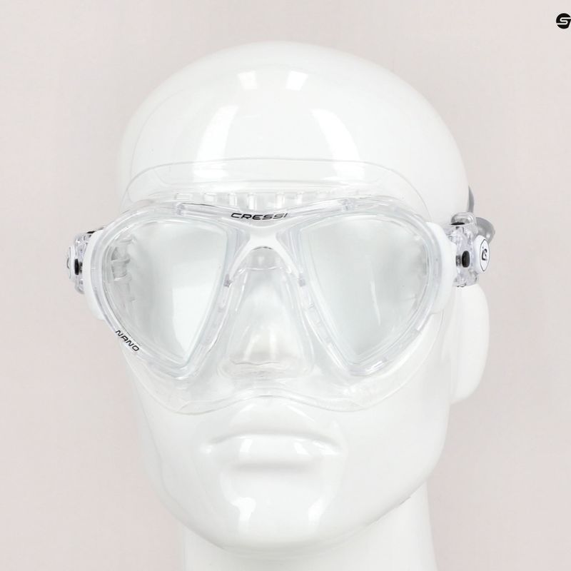 Cressi Nano clear diving mask DS360060 7