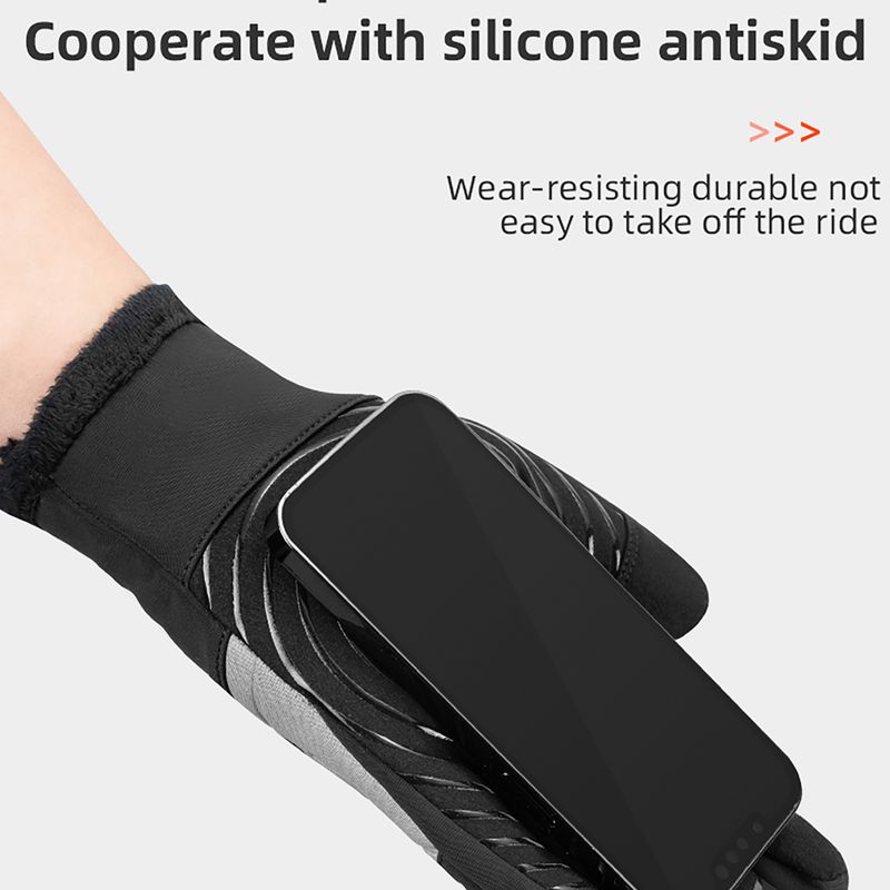 Cycling gloves Rockbros Full-finger S317 black 2