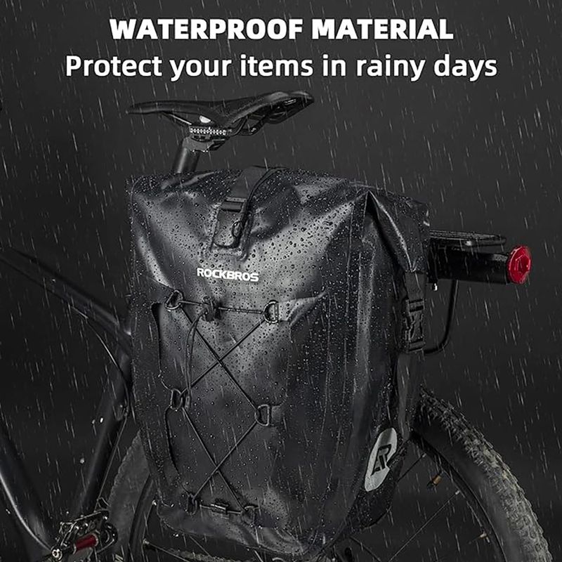 Bike panniers Rockbros 30140022001 Bicycle Pannier Bag 2pcs black 5