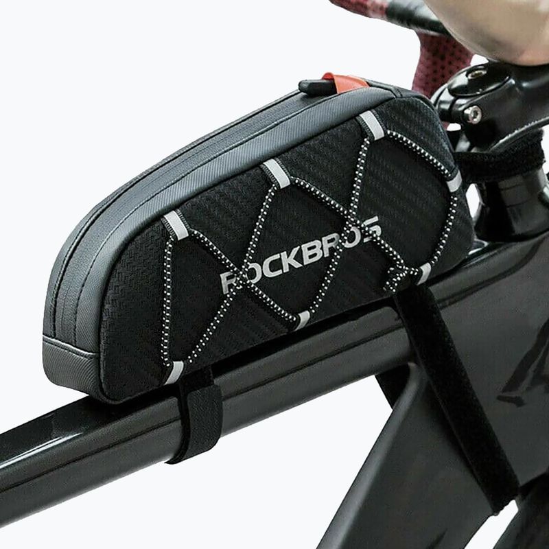 Bike frame bag Rockbros 039BK Bike Tube Bag 1 l black 3