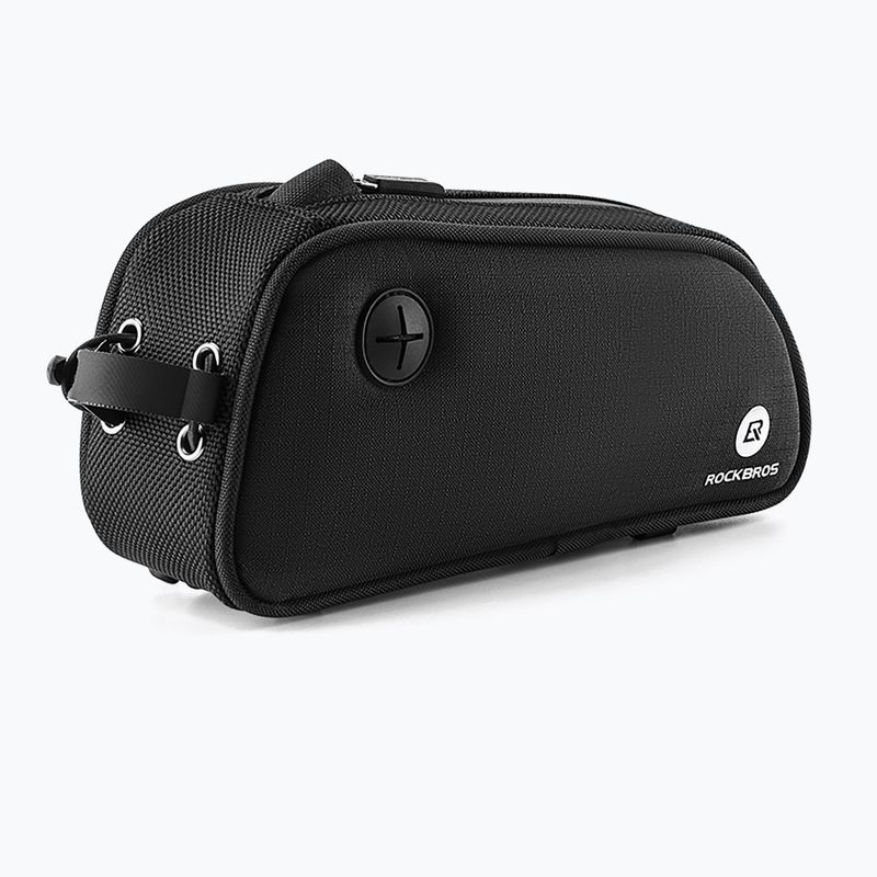 Bike frame bag Rockbros 30120096001 MTB Bike Top Tube Bag 1,3 l black 2