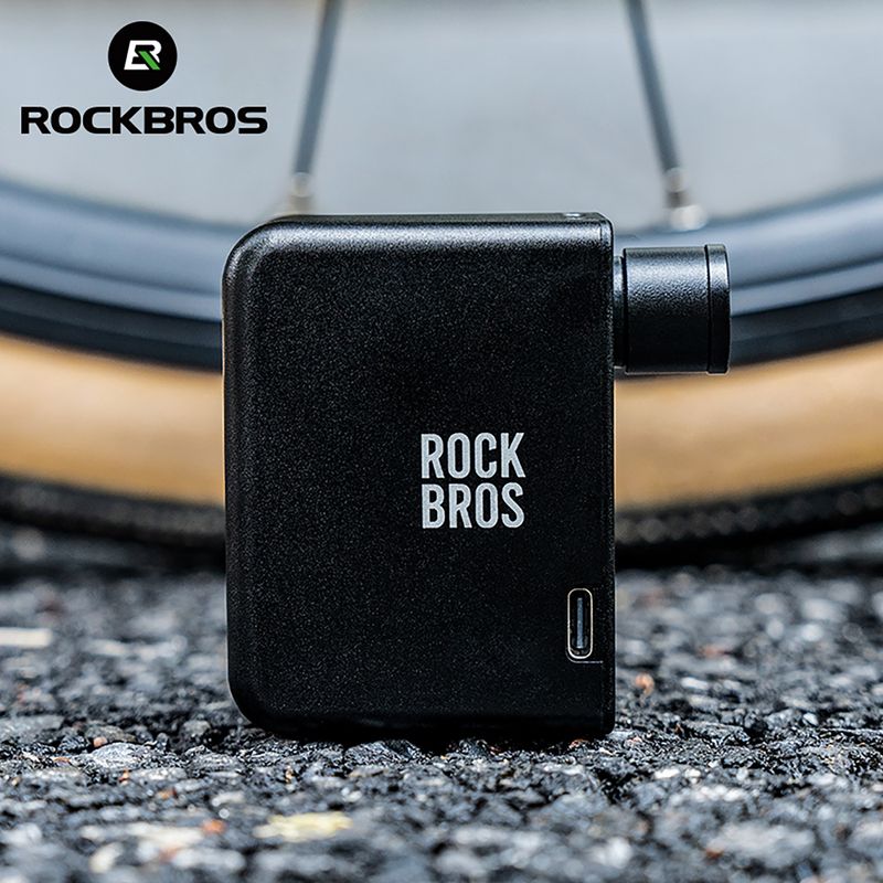 Electric bike pump Rockbros 42320011001 Electric Mini Pump 120psi black 3