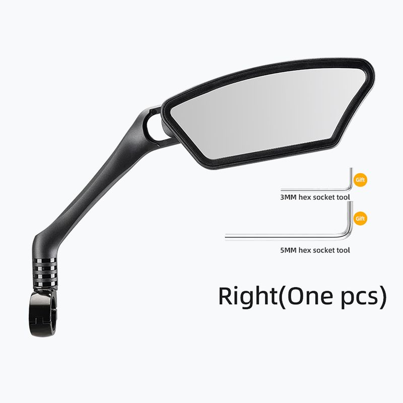 Bike mirror Rockbros 26210007002 Mirror 1 pcs Right black 2