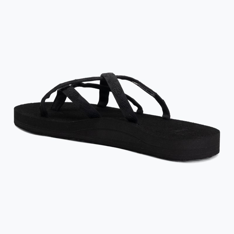 Women's flip-flops Teva Olowahu mix b black on black 3