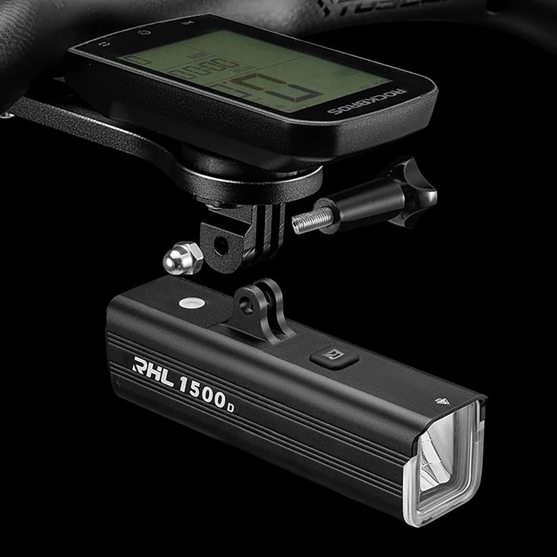 Rockbros front bike light RHL1500 black 7