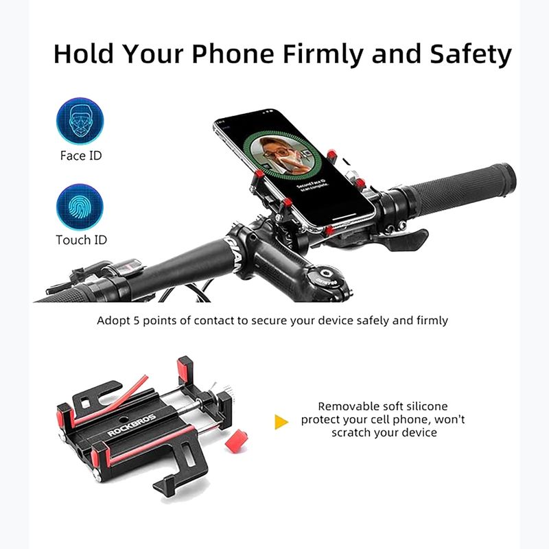 Rockbros phone holder 699 black 4