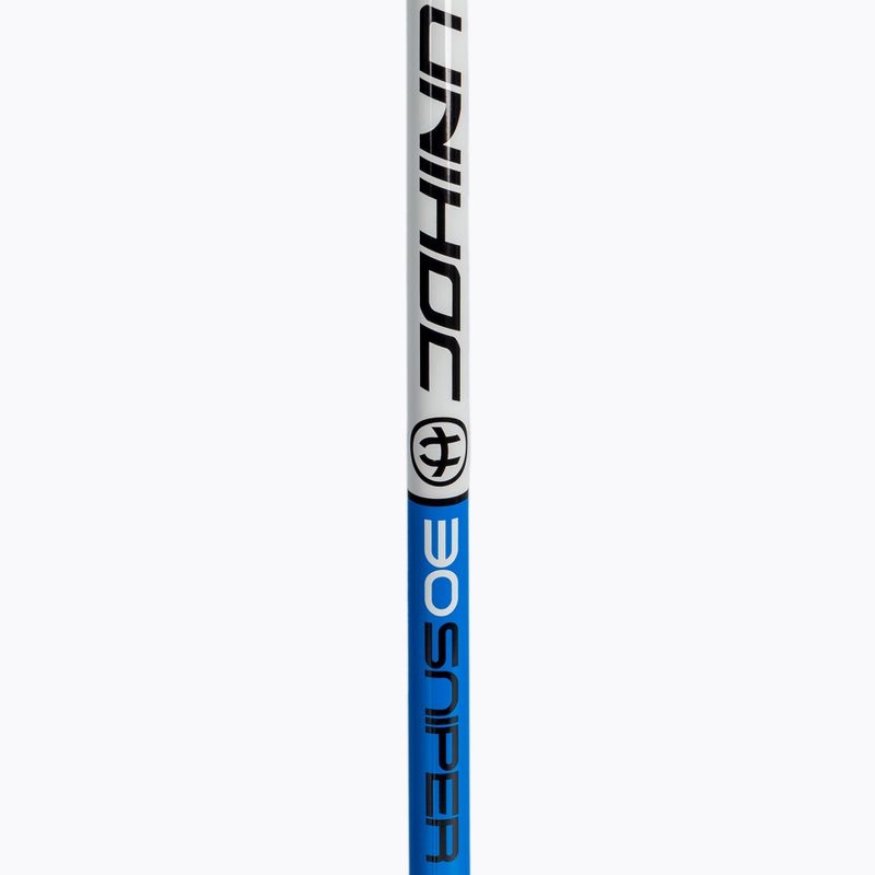 UNIHOC Sniper 30 white-blue left floorball stick 01925 3