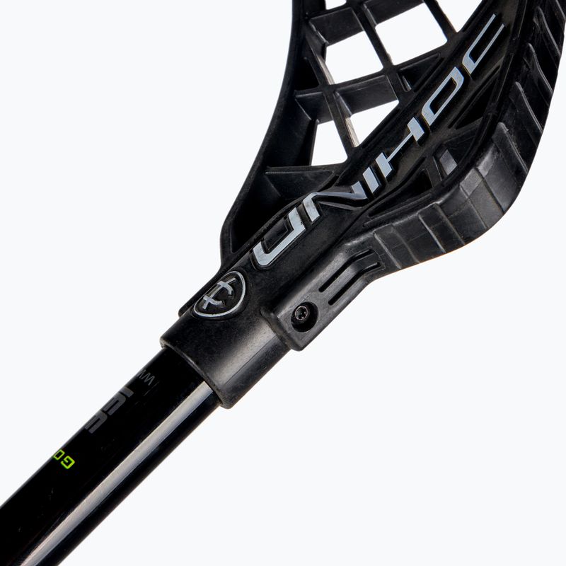 UNIHOC Sonic Top Light II 28 black and white 02688 left-handed floorball stick 4
