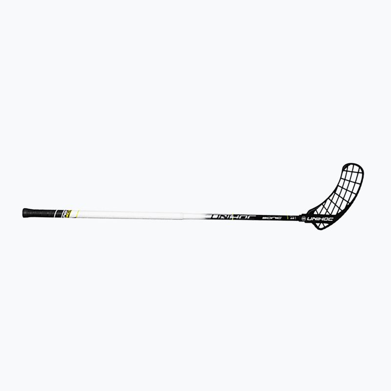 UNIHOC Sonic Top Light II 28 black and white 02688 left-handed floorball stick 5