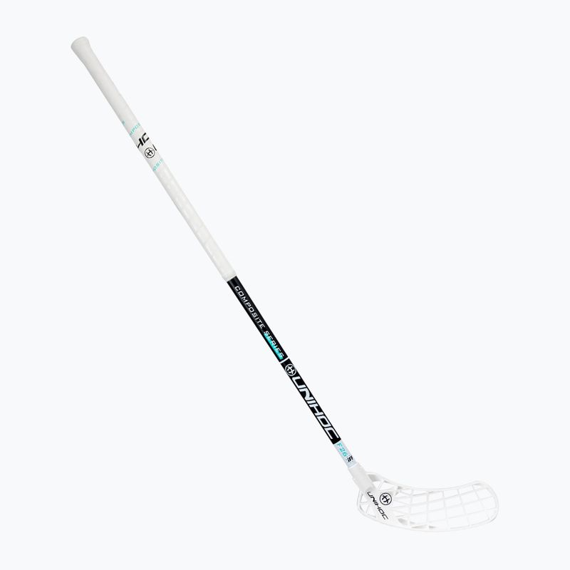 UNIHOC Iconic Composite 26 left-handed floorball stick black and white 04941 5