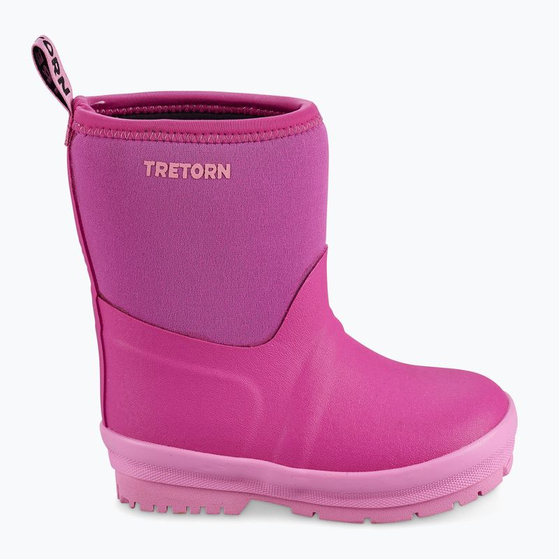 Tretorn Kuling Neoprene pink children's wellingtons 9