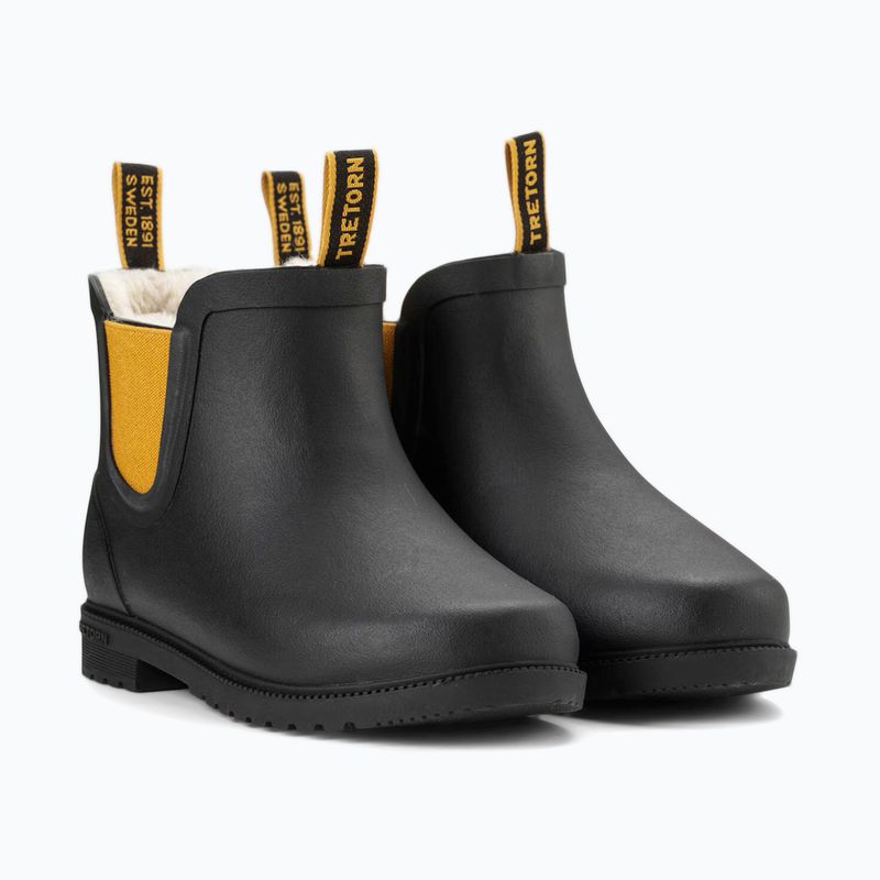 Tretorn Chelsea Winter black/ harvest children's wellingtons 2