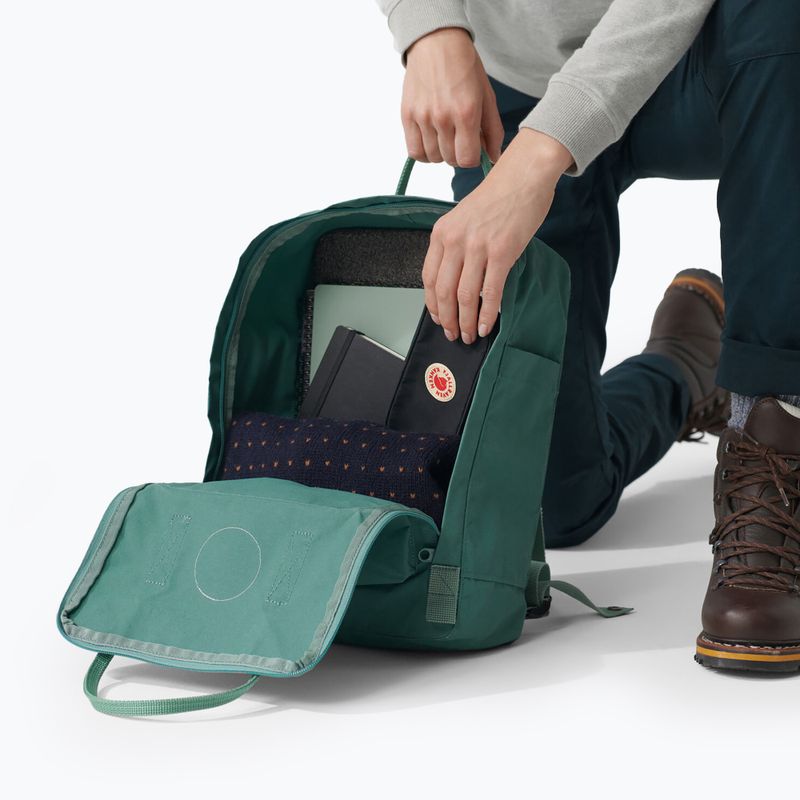 Fjällräven Kanken 16 l hiking backpack frost green 14