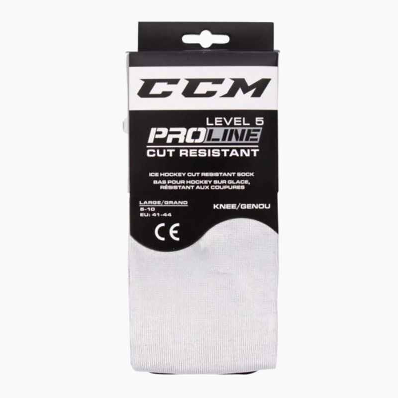 CCM Pro Cut '19 hockey socks white/black 4