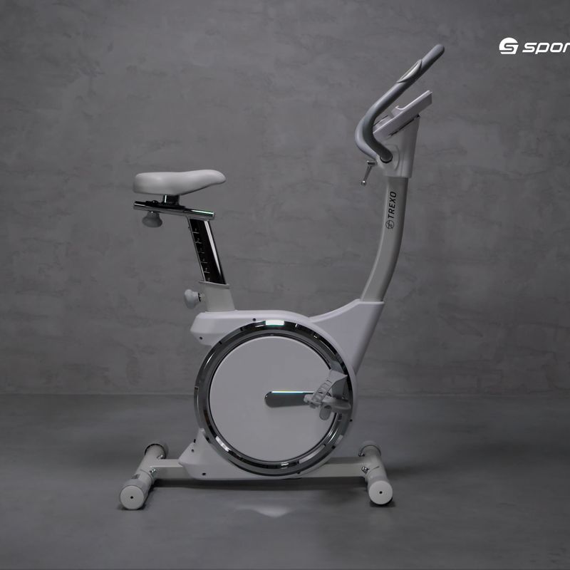 TREXO stationary bicycle white EB300 17