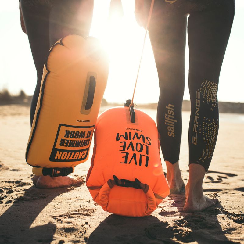 Safety buoy BuddySwim LLS Dry Bag 20 l orange 5