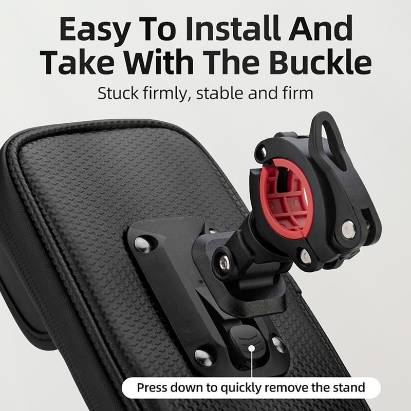 Handlebar bag Rockbros 301101770001 WP Bike Phone Bag for 6.7" black 4