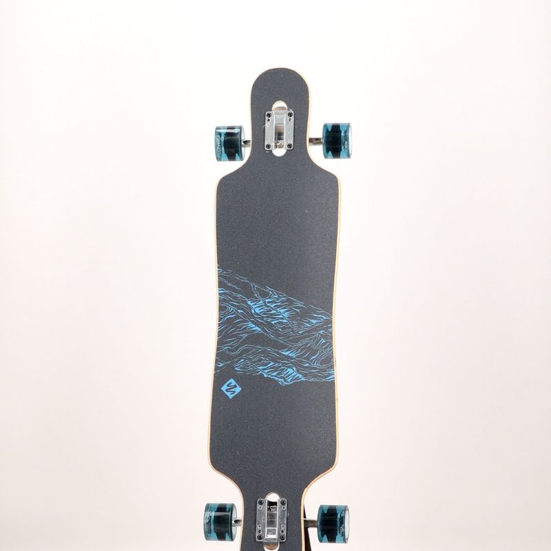 Street Surfing Curve Drop Through Freeride longboard 39" brown 9