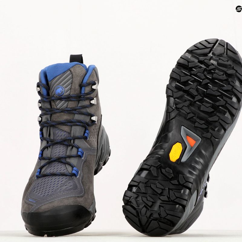 Mammut men's trekking boots Sapuen High GTX grey 10